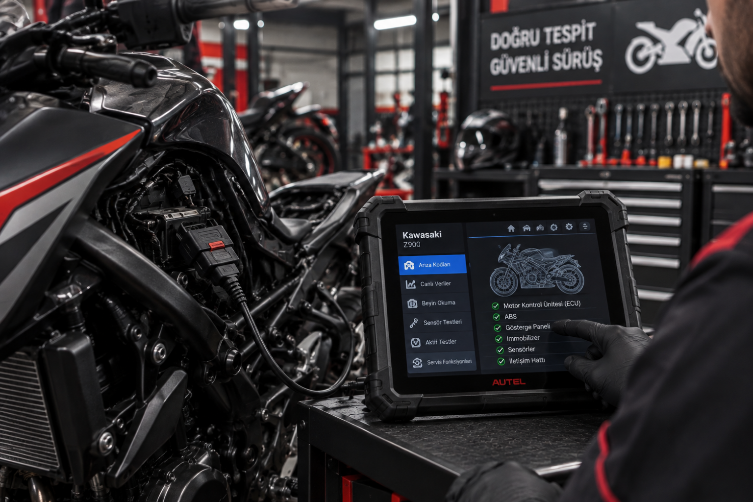 Motosiklet OBD Arıza Tespiti